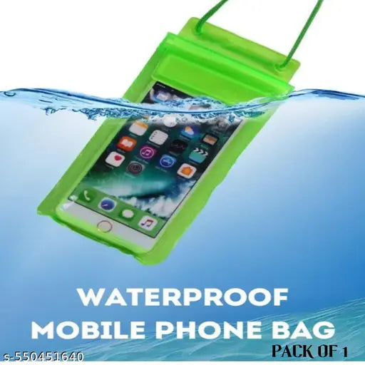 Universal Waterproof Phone Pouch | Mobile Cover for Swimming, Beach & Rain