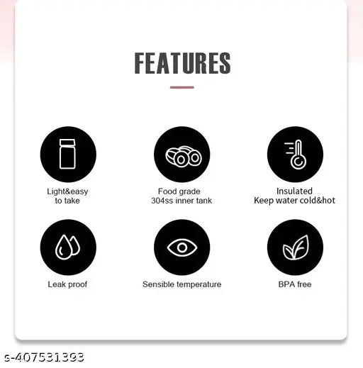 Smart LED Temperature Bottle | Vacuum Insulated Stainless Steel Thermos