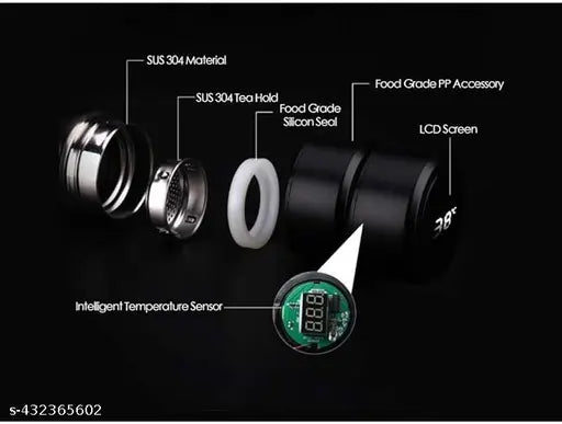 Smart LED Temperature Bottle | Vacuum Insulated Stainless Steel Thermos