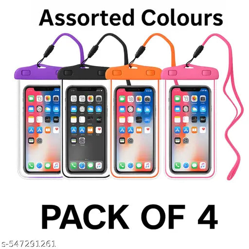Universal Waterproof Phone Pouch | Mobile Cover for Swimming, Beach & Rain