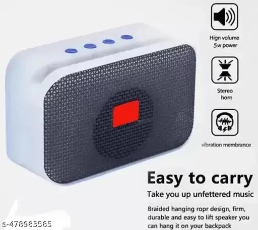 Mini Wireless Bluetooth Speaker – Model 412 (Red)