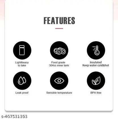 Smart LED Temperature Bottle | Vacuum Insulated Stainless Steel Thermos