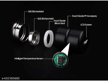 Smart LED Temperature Bottle | Vacuum Insulated Stainless Steel Thermos